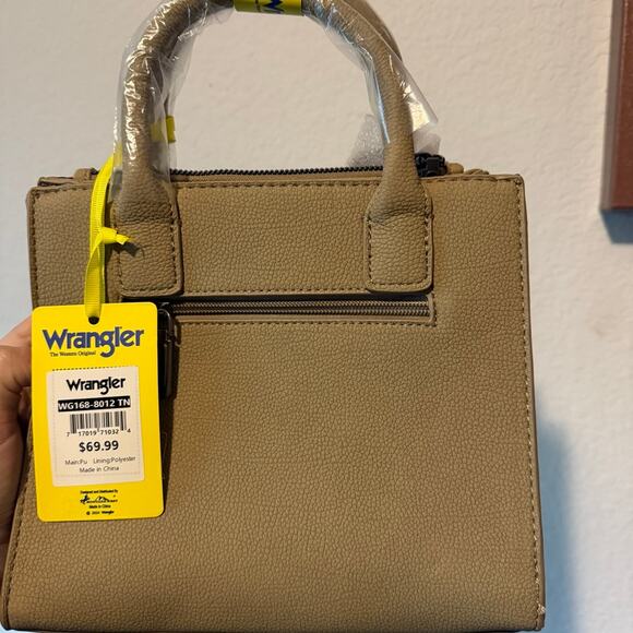 Wrangler Tote Bag for Women Top-handle Handbags Western purse with buckle - Picture 2 of 3